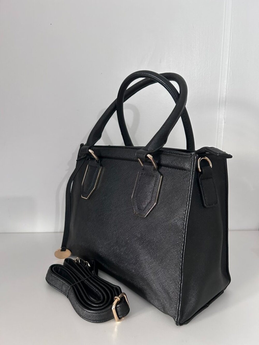 Call It Spring Black Purse with Matching Wallet Set - Picture 2 of 5